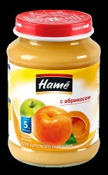 Пюре, Hame (Хаме) 125 г абрикос с 5 мес