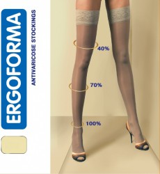 Чулки антиварикозные Ergoforma 2 класс компрессии 23-32 мм р. 6