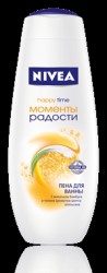 Пена для ванн, Nivea (Нивея) 500 мл моменты радости