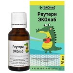 Реутери ЭКОлаб, жидкость д/приема внутрь 20 мл №1 БАД к пище пробиотик с 3 лет флакон-капельница