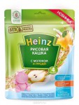 Каша молочная, Heinz (Хайнц) 250 г рис с грушей с 4 мес